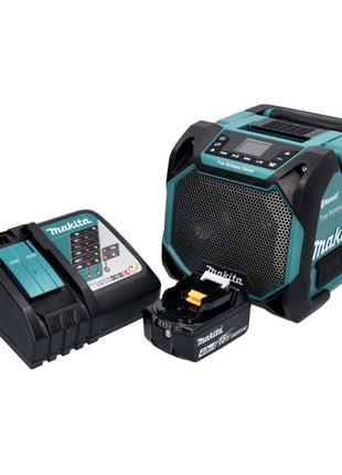 Makita DMR 203 RM1 Bluetooth speaker 12 V 18 V IP64 + 1x rechargeable battery 4.0 Ah + charger