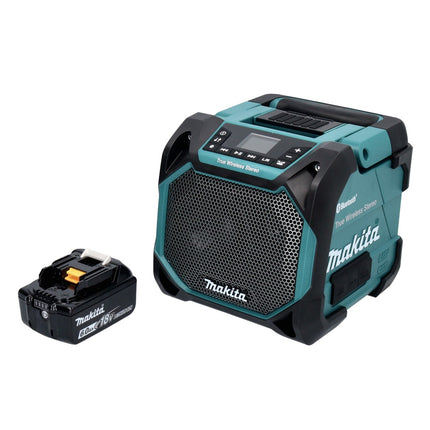 Makita DMR 203 G1 Bluetooth Speaker 12V 18V IP64 + 1x Battery 6.0Ah - without charger