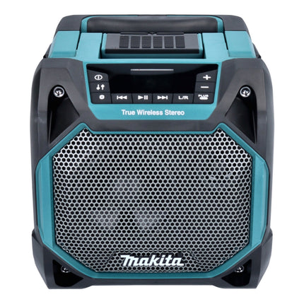 Makita DMR 203 RG1 Bluetooth Speaker 12V 18V IP64 + 1x Battery 6.0Ah + Charger