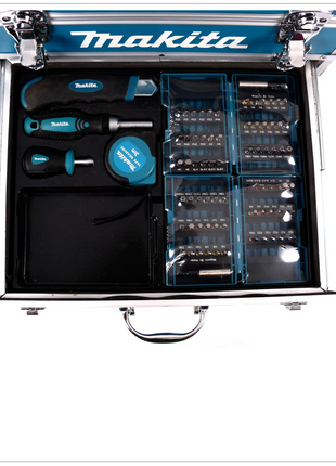 Makita Alu Werkzeug Schubladen Koffer inkl. 78 Teiligem Werkzeugset GRÜN - Toolbrothers