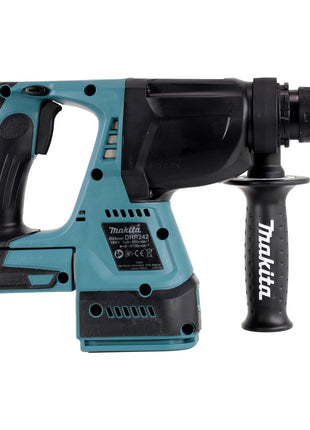 Makita DHR 242 Z Akumulatorowa wiertarko-wkrętarka udarowa 18 V 2,0 J SDS plus Brushless + 13-częściowy zestaw wierteł i dłut - bez akumulatora, bez ładowarki