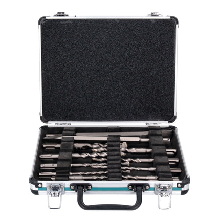 Makita DHR 242 Z Cordless hammer drill 18 V 2.0 J SDS plus Brushless + 13-piece drill and chisel set - without battery, without charger