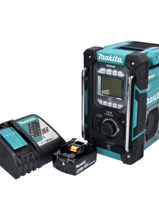 Makita DMR 301 RG1 Akumulatorowe radio budowlane 12 V maks. - 18 V DAB / DAB+ / Bluetooth + 1x akumulator 6,0 Ah + ładowarka