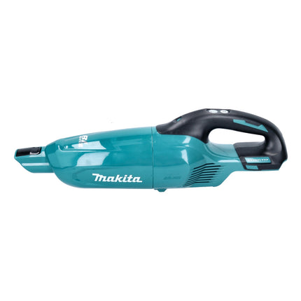 Aspirador inalámbrico Makita DCL 281 FZ 18 V sin escobillas + boquilla para suelos de alfombras - sin batería, sin cargador