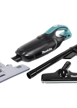 Makita DCL 182 ZB cordless hoover 18 V black + reversible floor nozzle - without battery, without charger
