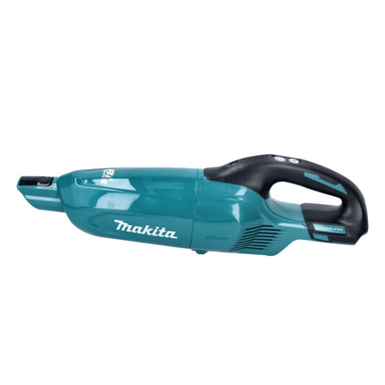 Aspirador inalámbrico Makita DCL 281 FZ 18 V sin escobillas + boquilla para suelos de alfombras - sin batería, sin cargador