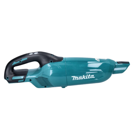 Aspirador inalámbrico Makita DCL 281 FZ 18 V sin escobillas + boquilla para suelos de alfombras - sin batería, sin cargador