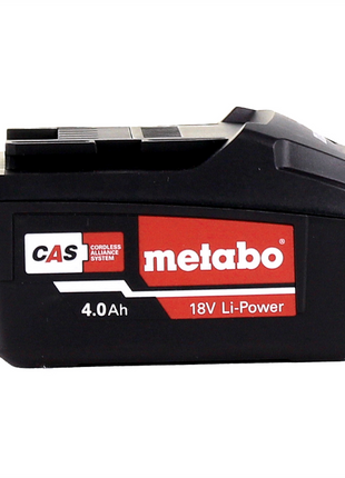 Metabo Basis Set 3x Li-Power Akkupack 18 V 4,0 Ah CAS Li-Ion Akku + Ladegerät ASC 55 ( 685049000 )