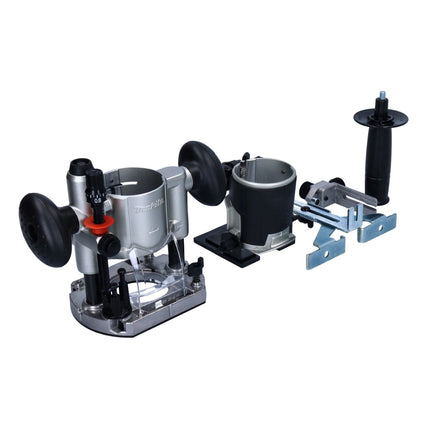 Makita RT 0702 CX2J Multifunction router 710 W 6 / 8 mm + router module + edge router module + angle router module + Makpac