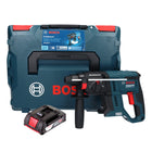 Bosch GBH 18V-21 Profesjonalny akumulatorowy młot udarowo-obrotowy 18 V 2,0 J bezszczotkowy + 1x akumulator 2,0 Ah + L-BOXX - bez ładowarki