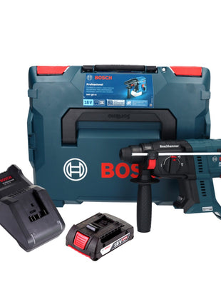 Bosch GBH 18V-21 Professional 18 V 2,0 J Brushless trapano a percussione a batteria + 1x batteria 2,0 Ah + caricabatterie + L-BOXX