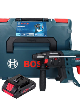 Bosch GBH 18V-21 Professional Akku Bohrhammer 18 V 2,0 J Brushless + 1x ProCORE Akku 4,0 Ah + L-BOXX - ohne Ladegerät