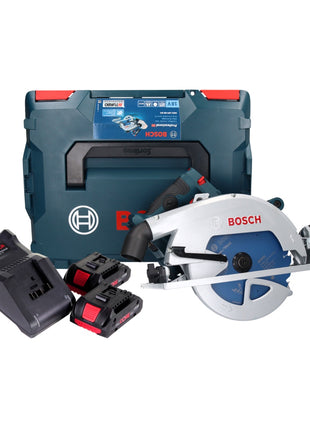 Bosch GKS 18V-68 GC Professional Scie circulaire portative sans fil 18 V 190 mm Biturbo Brushless + 2x batterie ProCORE 4,0 Ah + chargeur + L-BOXX