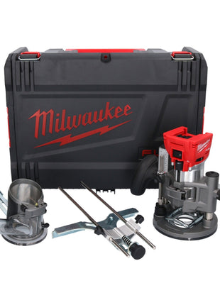 Milwaukee M18 FTR-0X Cordless Trim Router 18V Brushless + Trim Modules + HD Box Case - without battery, without charger (4933471604)