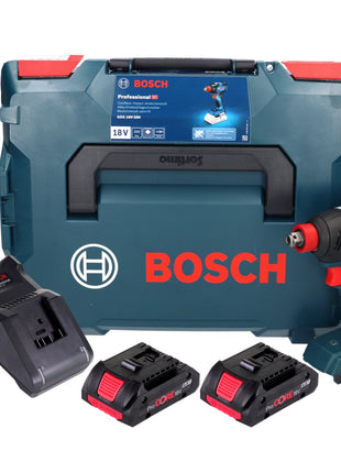 Bosch GDX 18V-200 Professional cordless impact wrench 18 V 200 Nm brushless + 2x ProCORE rechargeable battery 4.0 Ah + charger + L-BOXX