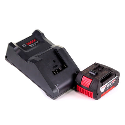 Lijadora excéntrica a batería Bosch GEX 18V-125 Professional 18 V 125 mm sin escobillas + 1x batería 5,0 Ah + cargador + L-BOXX