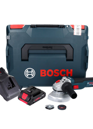 Bosch GWS 18V-10 Professional Akku Winkelschleifer 18 V 125 mm Brushless + 1x ProCORE Akku 4,0 Ah + Ladegerät + L-Boxx