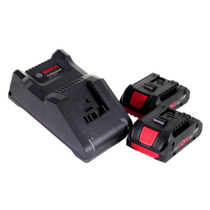 Amoladora angular a batería Bosch GWS 18V-10 Professional 18 V 125 mm sin escobillas + 2x batería ProCORE 4,0 Ah + cargador + L-Boxx