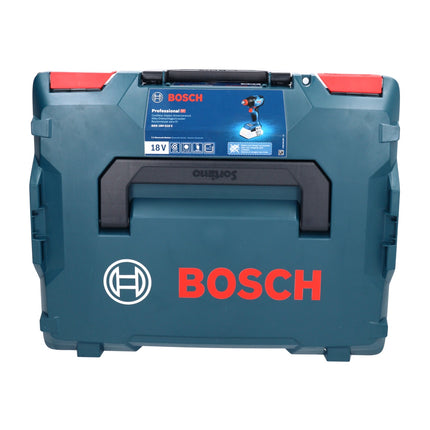 Bosch GDX 18V-210 C Atornillador de impacto giratorio inalámbrico profesional 18 V 210 Nm sin escobillas + 2x batería 2,0 Ah + cargador + módulo de conectividad + L-Boxx