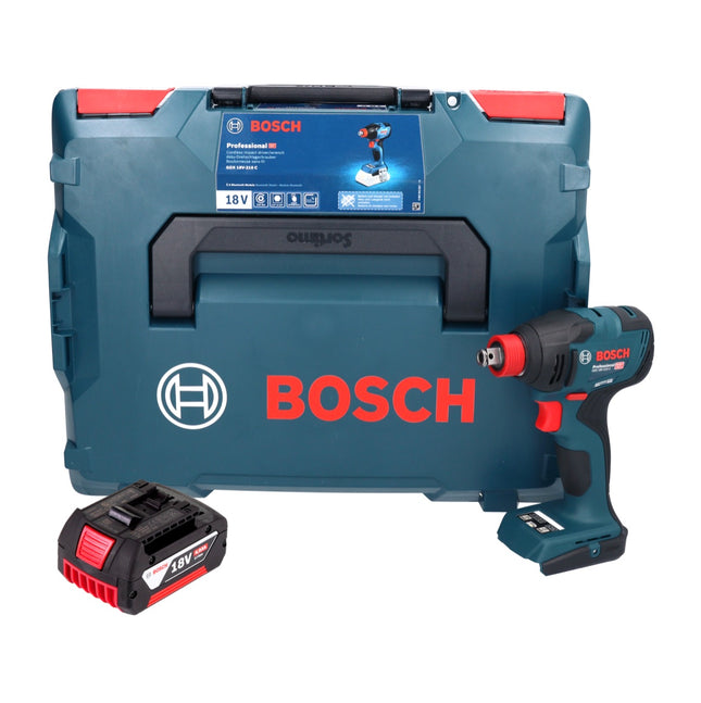 Bosch GDX 18V-210 C Professional Avvitatore a impatto a batteria 18 V 210 Nm Brushless + 1x batteria 4,0 Ah + modulo di connettività + L-Boxx - senza caricabatteria