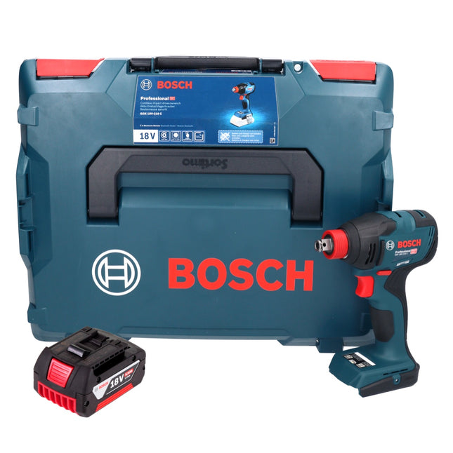 Avvitatore a impatto a batteria Bosch GDX 18V-210 C Professional 18 V 210 Nm Brushless + 1x batteria 5,0 Ah + modulo di connettività + L-Boxx - senza caricabatteria