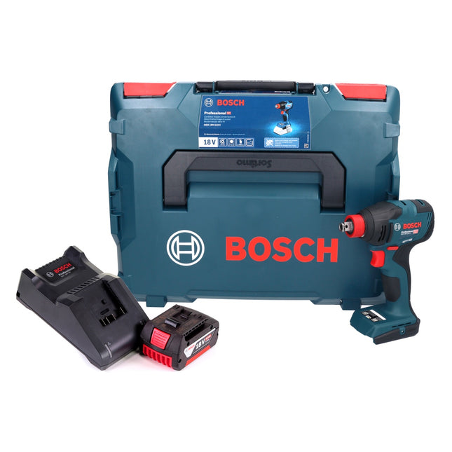 Bosch GDX 18V-210 C Professional cordless impact wrench 18 V 210 Nm brushless + 1x rechargeable battery 5.0 Ah + charger + connectivity module + L-Boxx