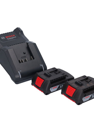 Bosch GWS 18V-15 SC Professional amoladora angular a batería 18 V 125 mm sin escobillas + 2x baterías 2,0 Ah + cargador + L-BOXX