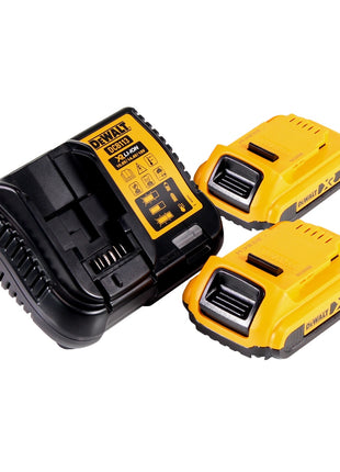 DeWalt DCL 074 D2 Projecteur de chantier sans fil Projecteur 18 V 5000 lm 4000 Kelvin + 2x batterie 2,0 Ah + chargeur
