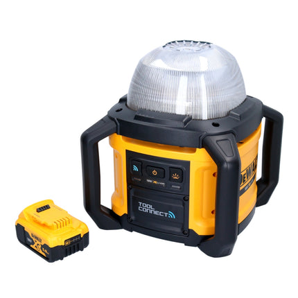 DeWalt DCL 074 Rechargeable construction site floodlight 18 V 5000 lm 4000 Kelvin + 1x rechargeable battery 5.0 Ah - without charger