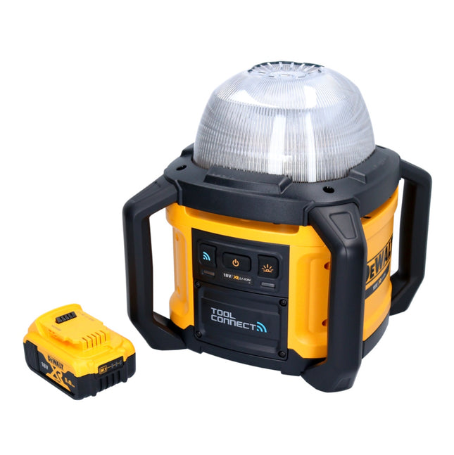 DeWalt DCL 074 Rechargeable construction site floodlight 18 V 5000 lm 4000 Kelvin + 1x rechargeable battery 5.0 Ah - without charger