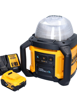 DeWalt DCL 074 P1 Akku Baustellenstrahler Strahler 18 V 5000 lm 4000 Kelvin + 1x Akku 5,0 Ah + Ladegerät
