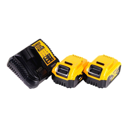 Foco de obra a batería DeWalt DCL 074 P2 18 V 5000 lm 4000 Kelvin + 2x baterías 5,0 Ah + cargador