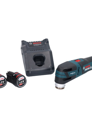 Multicortadora Bosch GOP 12V-28 Professional Batería Starlock Brushless + 2x baterías 2.0 Ah + cargador