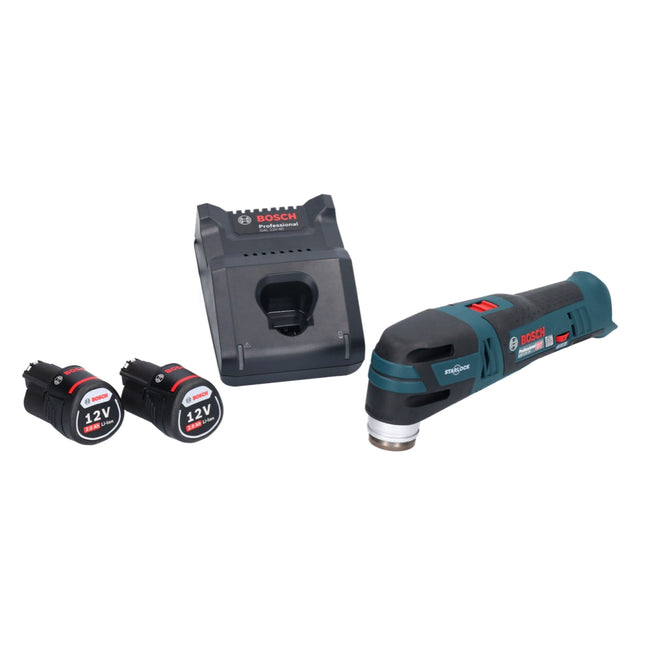 Multicortadora Bosch GOP 12V-28 Professional Batería Starlock Brushless + 2x baterías 2.0 Ah + cargador