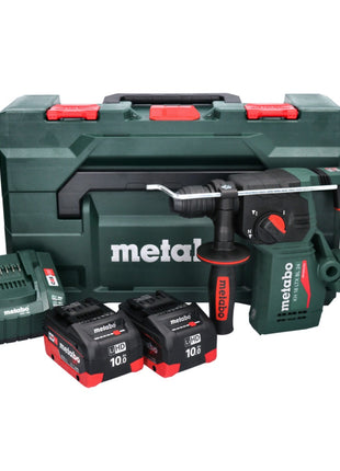 Metabo KH 18 LTX BL 24 cordless hammer drill 18 V 2.2 J SDS Plus Brushless + 2x rechargeable battery 10.0 Ah + charger + metaBOX
