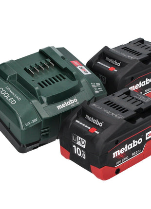 Metabo KH 18 LTX BL 24 cordless hammer drill 18 V 2.2 J SDS Plus Brushless + 2x rechargeable battery 10.0 Ah + charger + metaBOX