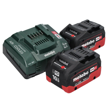 Metabo KH 18 LTX BL 24 cordless hammer drill 18 V 2.2 J SDS Plus Brushless + 2x rechargeable battery 10.0 Ah + charger + metaBOX