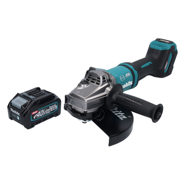Makita GA 038 GM1 cordless angle grinder 40 V max. 230 mm brushless XGT + 1x rechargeable battery 4.0 Ah - without charger
