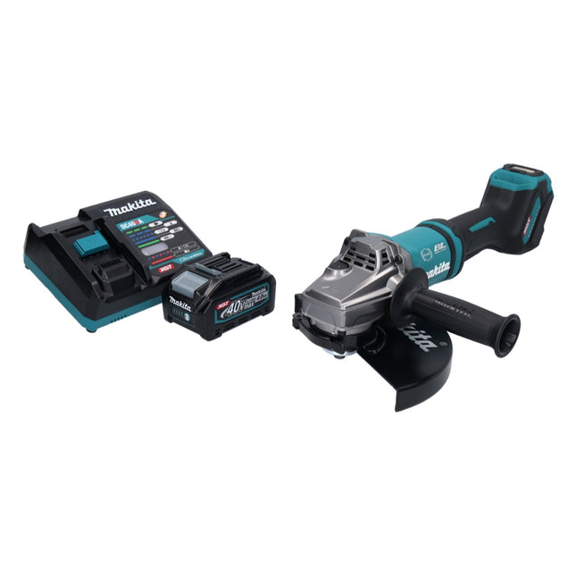Makita GA 038 GM1 cordless angle grinder 40 V max. 230 mm brushless XGT + 1x rechargeable battery 4.0 Ah + charger