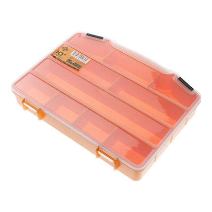 FORTE Tools Box ORG-10 Organizzatore per minuteria ( 000051144705 ) 251 x 200 x 44 mm con 10 scomparti per chiodi viti tasselli utensili manuali