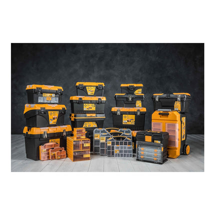 FORTE Tools Box ORG-10 Organizzatore per minuteria ( 000051144705 ) 251 x 200 x 44 mm con 10 scomparti per chiodi viti tasselli utensili manuali