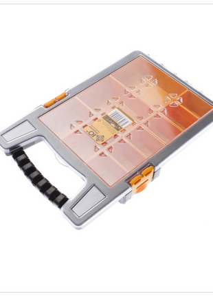 FORTE Tools K-ORG-10 Werkzeugbox in 35x24x6 cm, Aufbewahrungsbox, Organizer mit 10 verschiedenen Fächern, entnehmbar, stabile Box, kratzfester Deckel ( 000051144679 ) - Toolbrothers