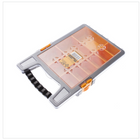 FORTE Tools K-ORG-10 Werkzeugbox in 35x24x6 cm, Aufbewahrungsbox, Organizer mit 10 verschiedenen Fächern, entnehmbar, stabile Box, kratzfester Deckel ( 000051144679 ) - Toolbrothers