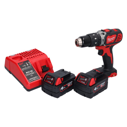 Milwaukee M18 BPD-402 Cordless Percussion Drill 60Nm 18V  + 2x Batteries 4.0Ah + Charger