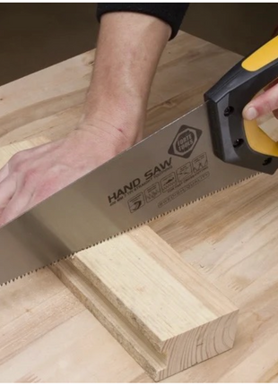 FORTE Tools Foxtail 60cm Premium saw, hand saw with ergonomic rubber handle, saw for wood, laminate, etc., with special group toothing Made in Sweden (000051083427)
