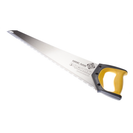 FORTE Tools Scie égoïne 60cm Premium, Scie à main avec poignée ergonomique en caoutchouc, Scie pour bois, stratifiés, etc., avec denture spéciale de groupe Made in Sweden (000051083427)