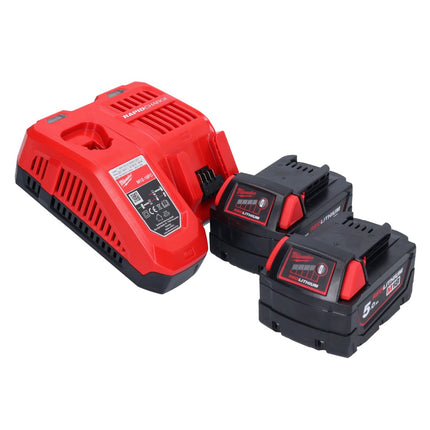 Milwaukee M18 FMTIW2F12-502X Avvitatore a impulsi a batteria 18 V 745 Nm 1/2" brushless ( 4933478450 ) + 2x batteria ricaricabile 5,0 Ah + caricabatterie + scatola HD