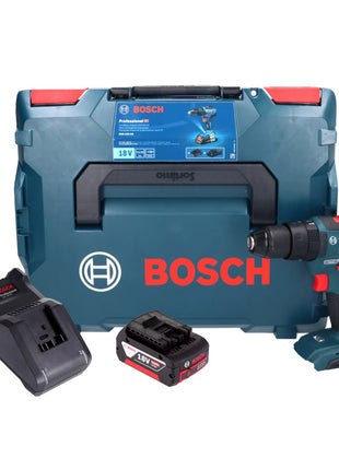 Bosch GSB 18V-55 Professional cordless impact drill 18 V 55 Nm brushless + 1x rechargeable battery 4.0 Ah + charger + L-Boxx