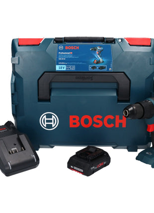 Bosch Professional GSB 18V-55 Cordless Impact Drill Driver 55Nm 18V Brushless + 1x Battery ProCORE 4.0Ah + Charger + Case L-Boxx -