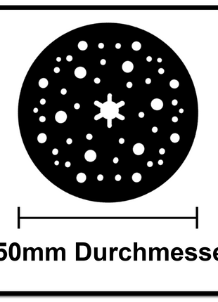 Mirka Abranet Set: Backing Pads 150mm - Grip - Soft - 2pcs. (2x 8292605031)